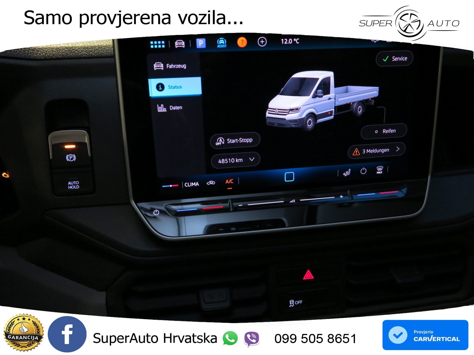 Volkswagen Crafter Pritsche 35 TDI 2.0 mittel AHK Glasreff 140 KS