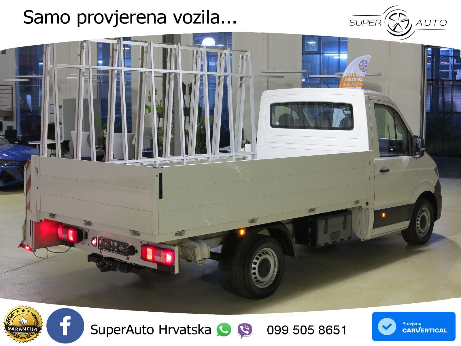 Volkswagen Crafter Pritsche 35 TDI 2.0 mittel AHK Glasreff 140 KS