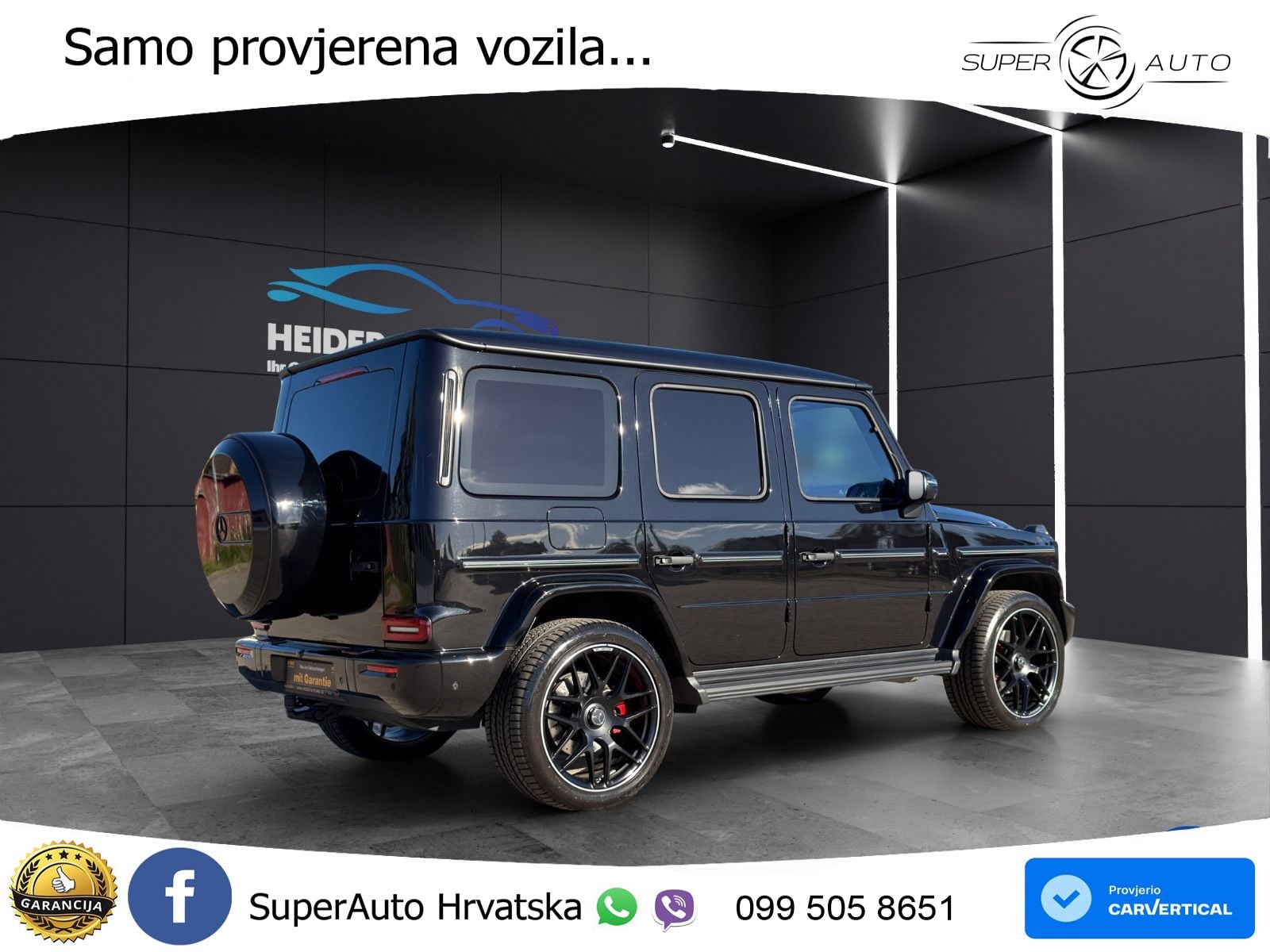 Mercedes G 450d Long (367 KS) 4MATIC 9G-TRONIC Superior LED+GR SJED+ACC
