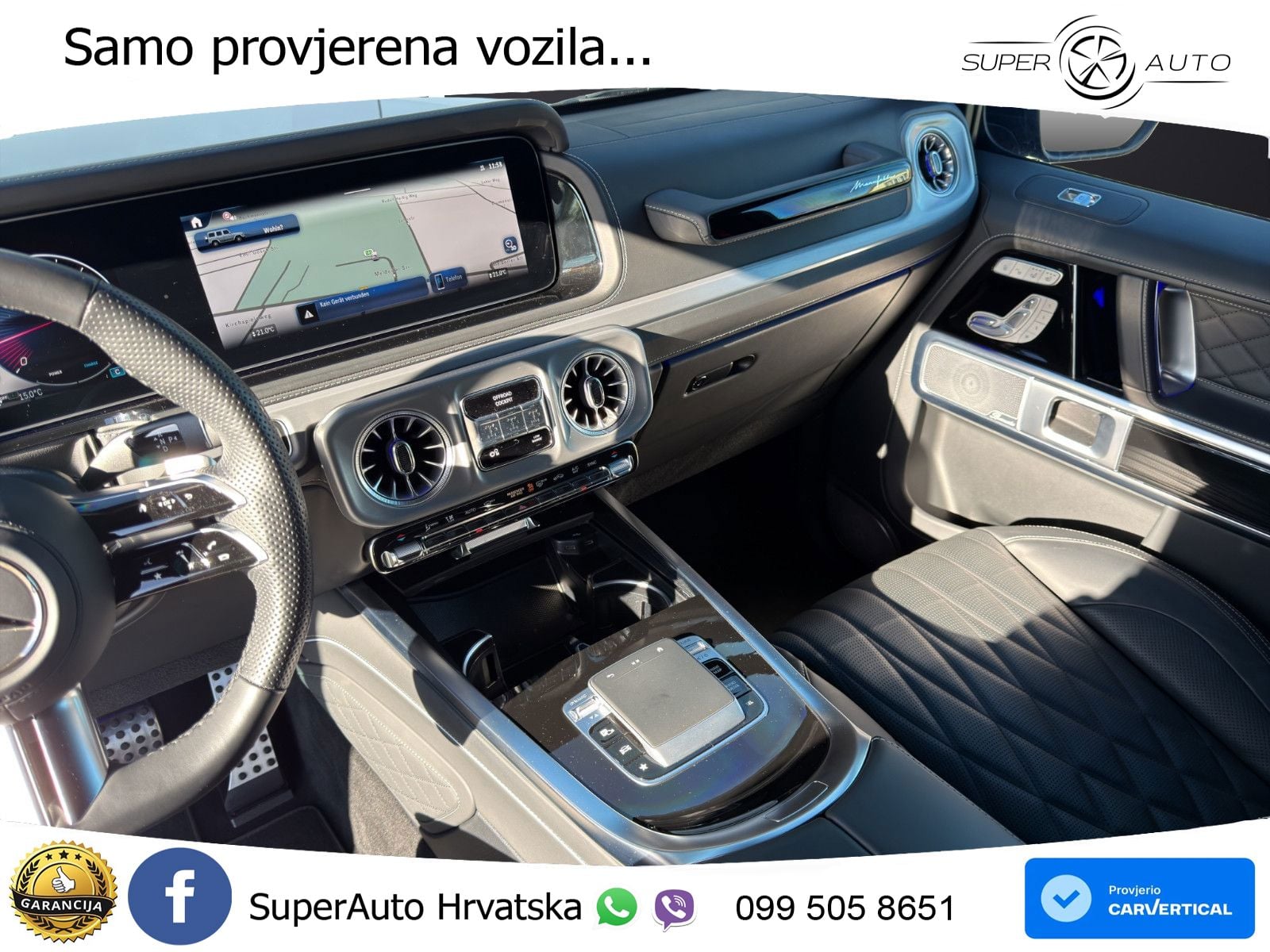 Mercedes G 450d Long (367 KS) 4MATIC 9G-TRONIC Superior LED+GR SJED+ACC