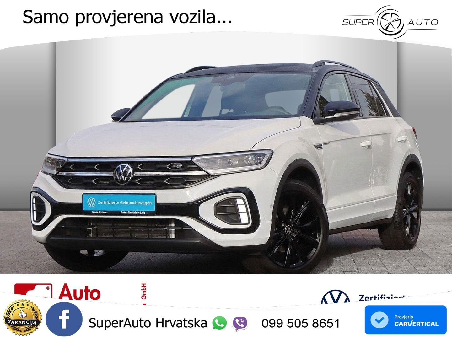 Volkswagen T-Roc 1.5 TSI (150 KS) R-Line LED+GR SJED+ACC