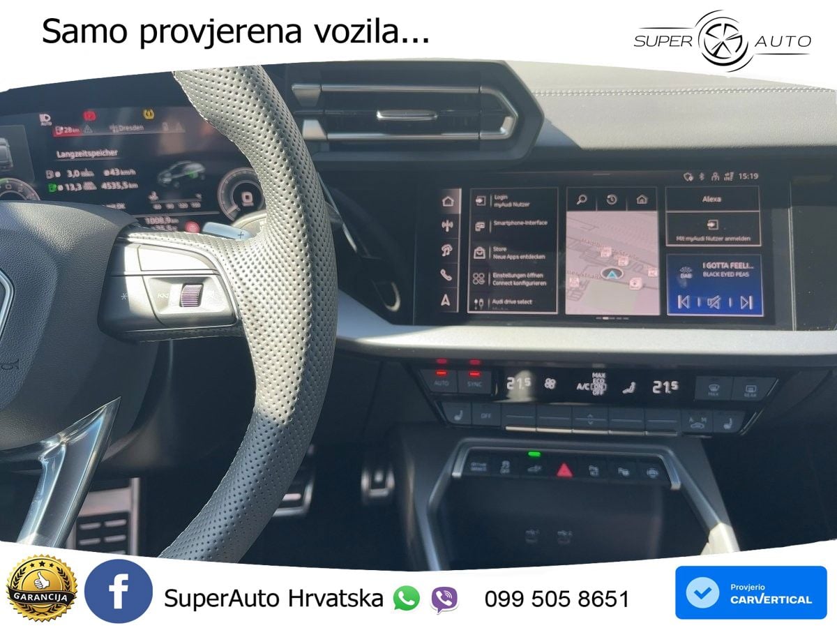 Audi A3 45 TFSIe (272 KS) S tronic S line LED+GR SJED+ACC