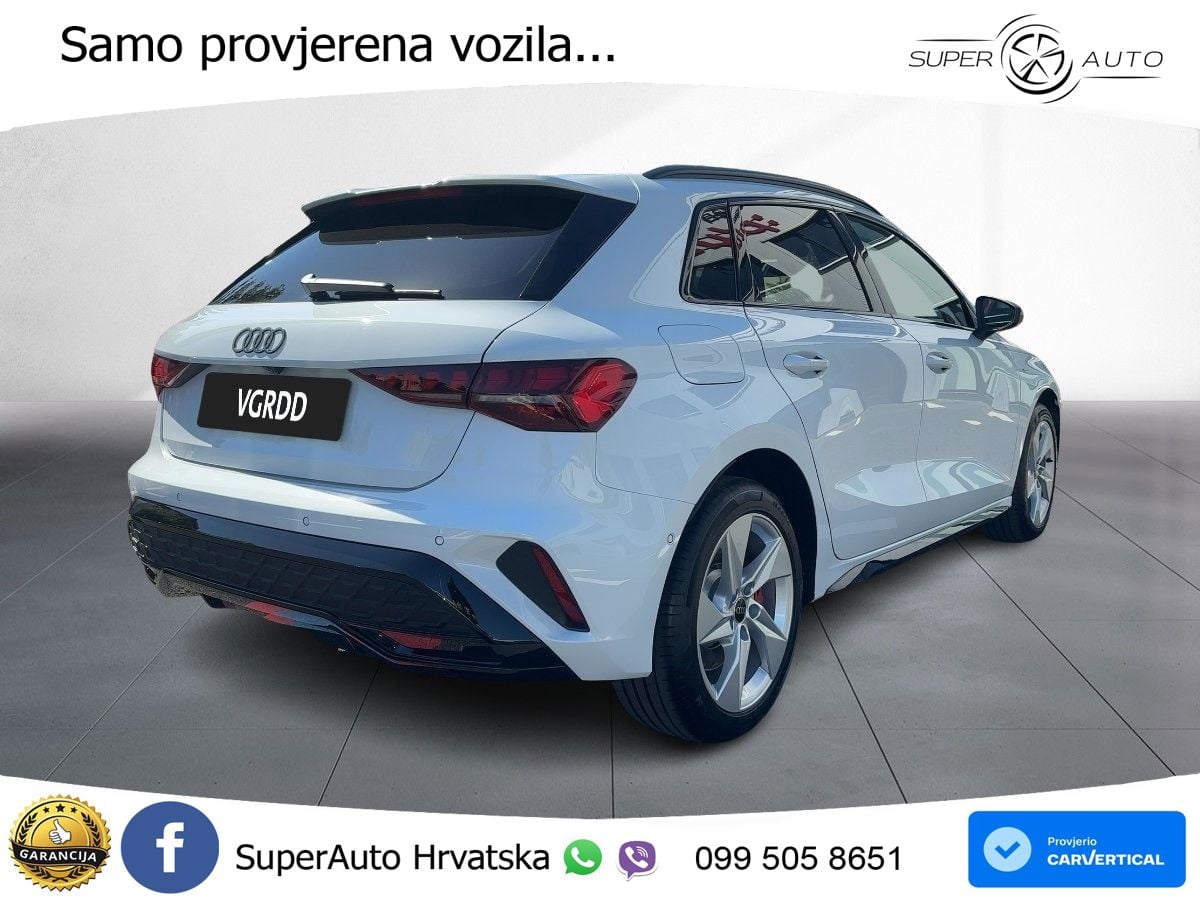 Audi A3 45 TFSIe (272 KS) S tronic S line LED+GR SJED+ACC