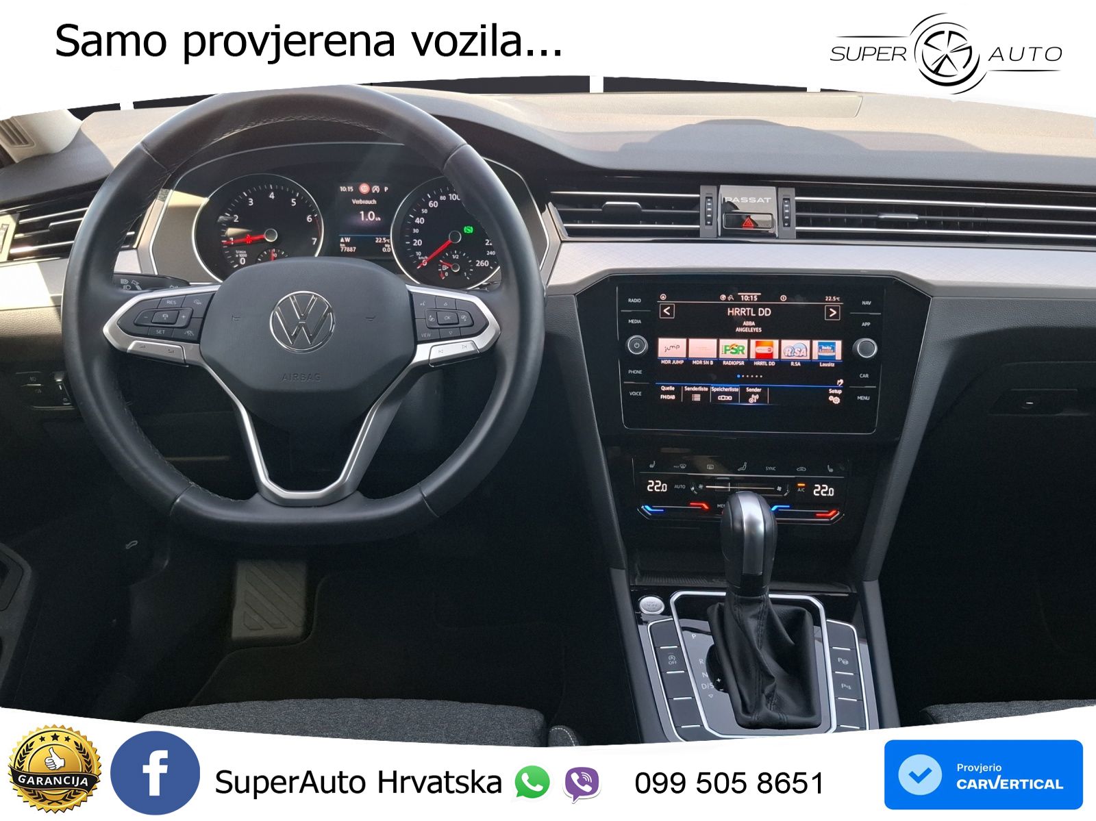 Volkswagen Passat Variant 1.5 TSI (150 KS) DSG ACT Business MATRIX+GR SJED+KAM