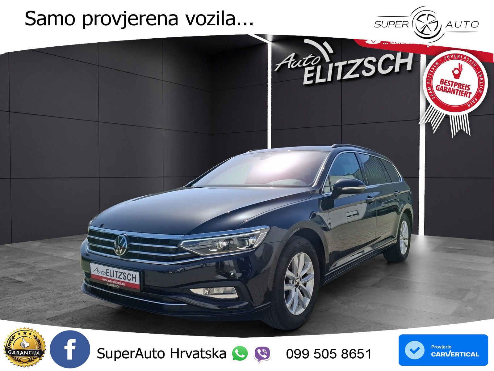 Volkswagen Passat Variant 1.5 TSI (150 KS) DSG ACT Business MATRIX+GR SJED+KAM
