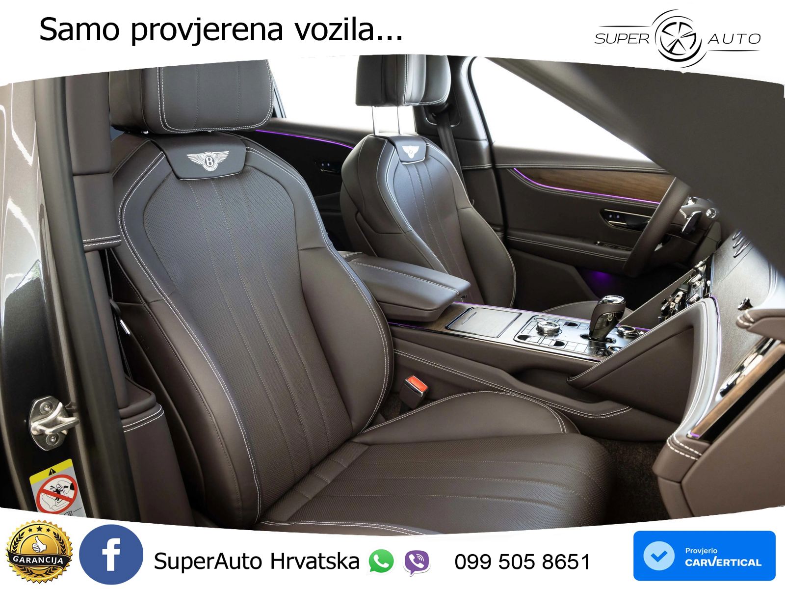 Bentley Flying Spur IV S 4.0 V8 TFSi (680 KS) AWD DCT ZRAČNI+ACC+GR SJED+KAM+PANO