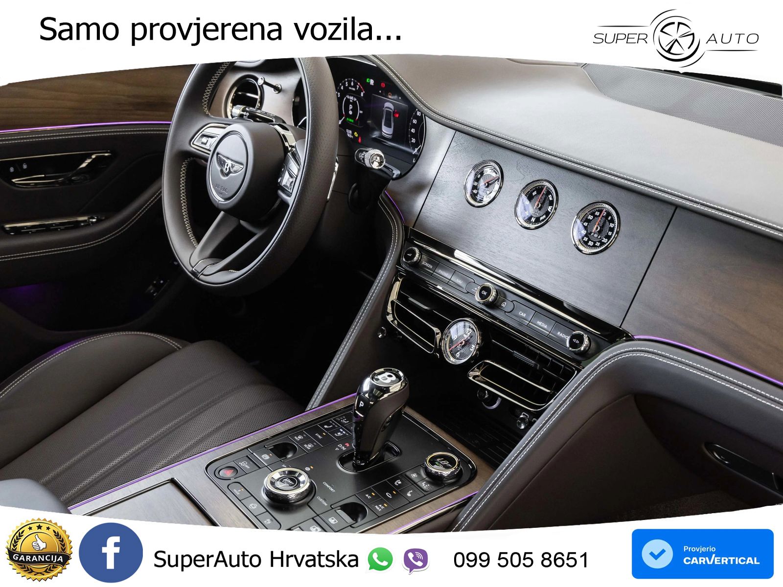 Bentley Flying Spur IV S 4.0 V8 TFSi (680 KS) AWD DCT ZRAČNI+ACC+GR SJED+KAM+PANO