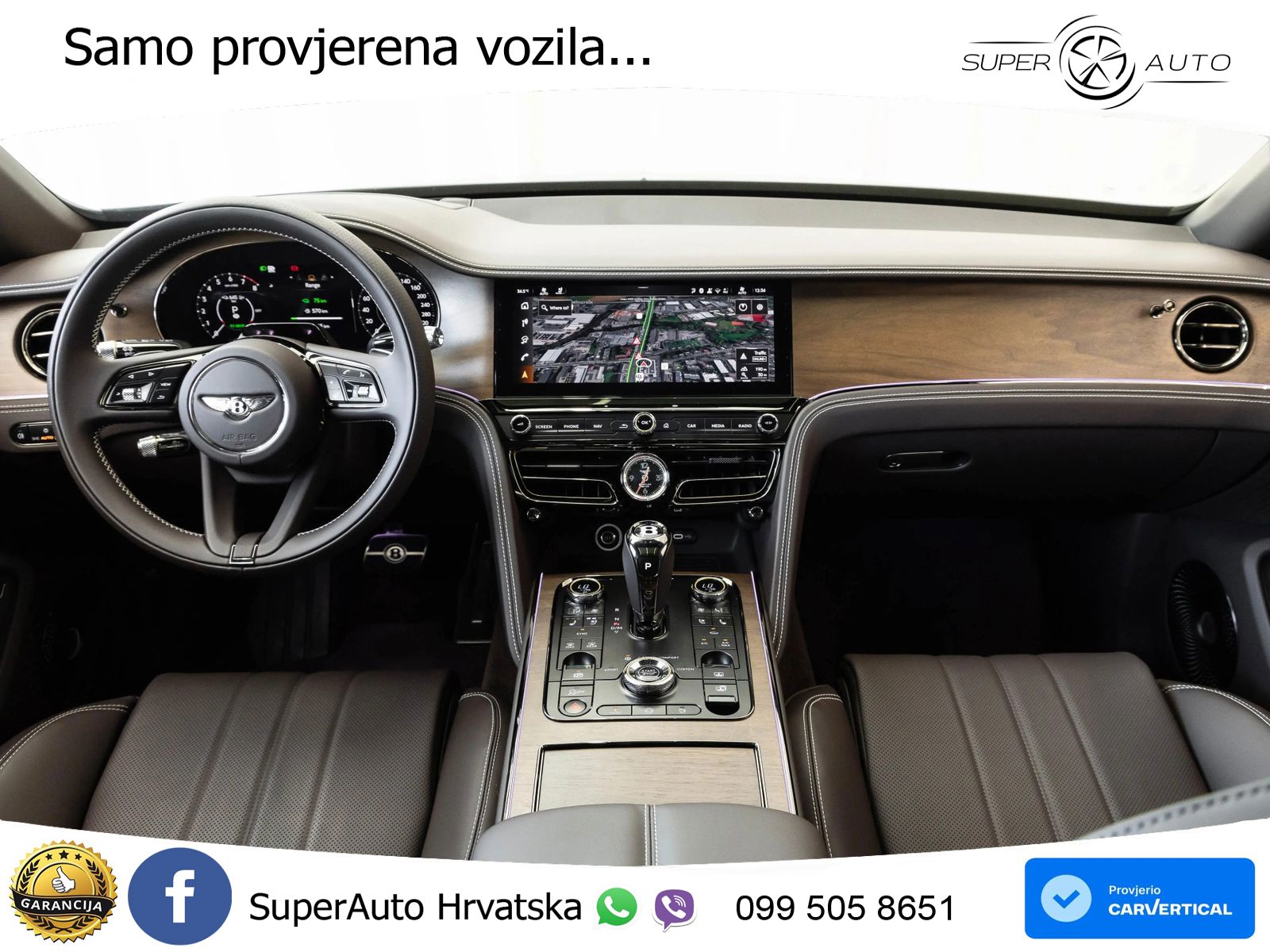 Bentley Flying Spur IV S 4.0 V8 TFSi (680 KS) AWD DCT ZRAČNI+ACC+GR SJED+KAM+PANO
