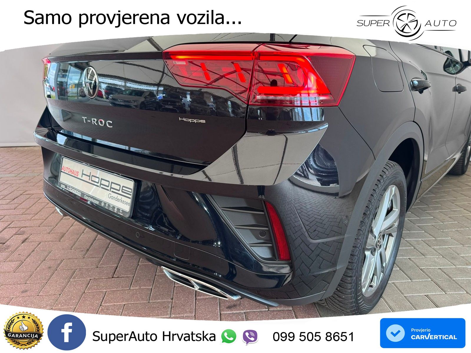 Volkswagen T-Roc 1.5 TSI (150 KS) DSG R-Line LED+GR SJED+ACC