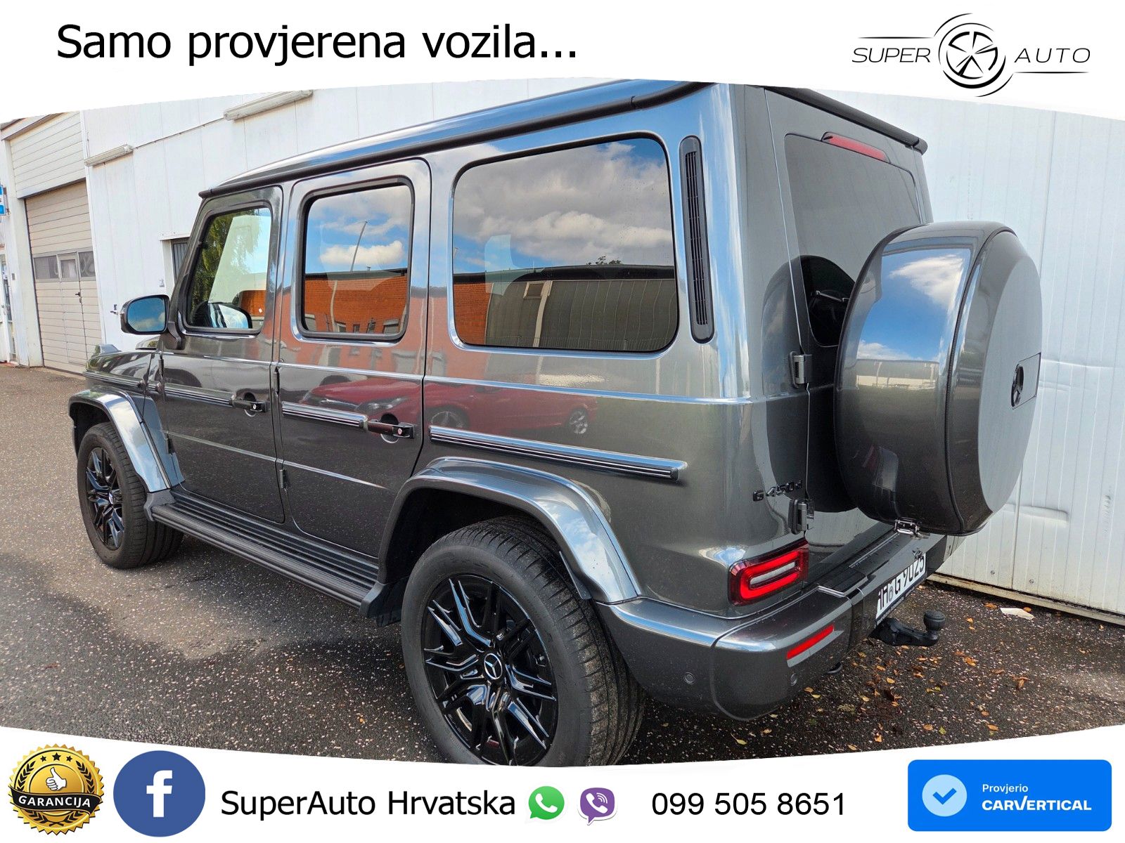 Mercedes G 450d Long (367 KS) 4MATIC 9G-TRONIC AMG LED+GR SJED+ACC