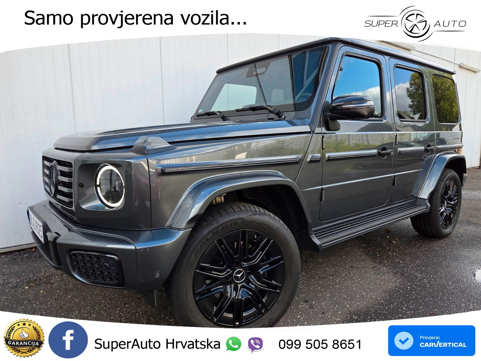 Mercedes G 450d Long (367 KS) 4MATIC 9G-TRONIC AMG LED+GR SJED+ACC