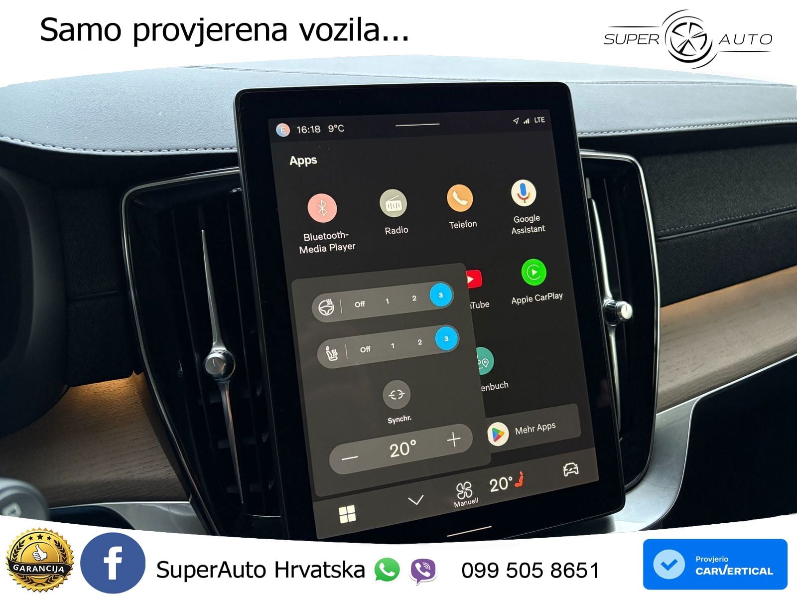 Volvo XC90 2.0 T8 AWD Automatic ACC+HEAD+4xGR SJED+360+PANO