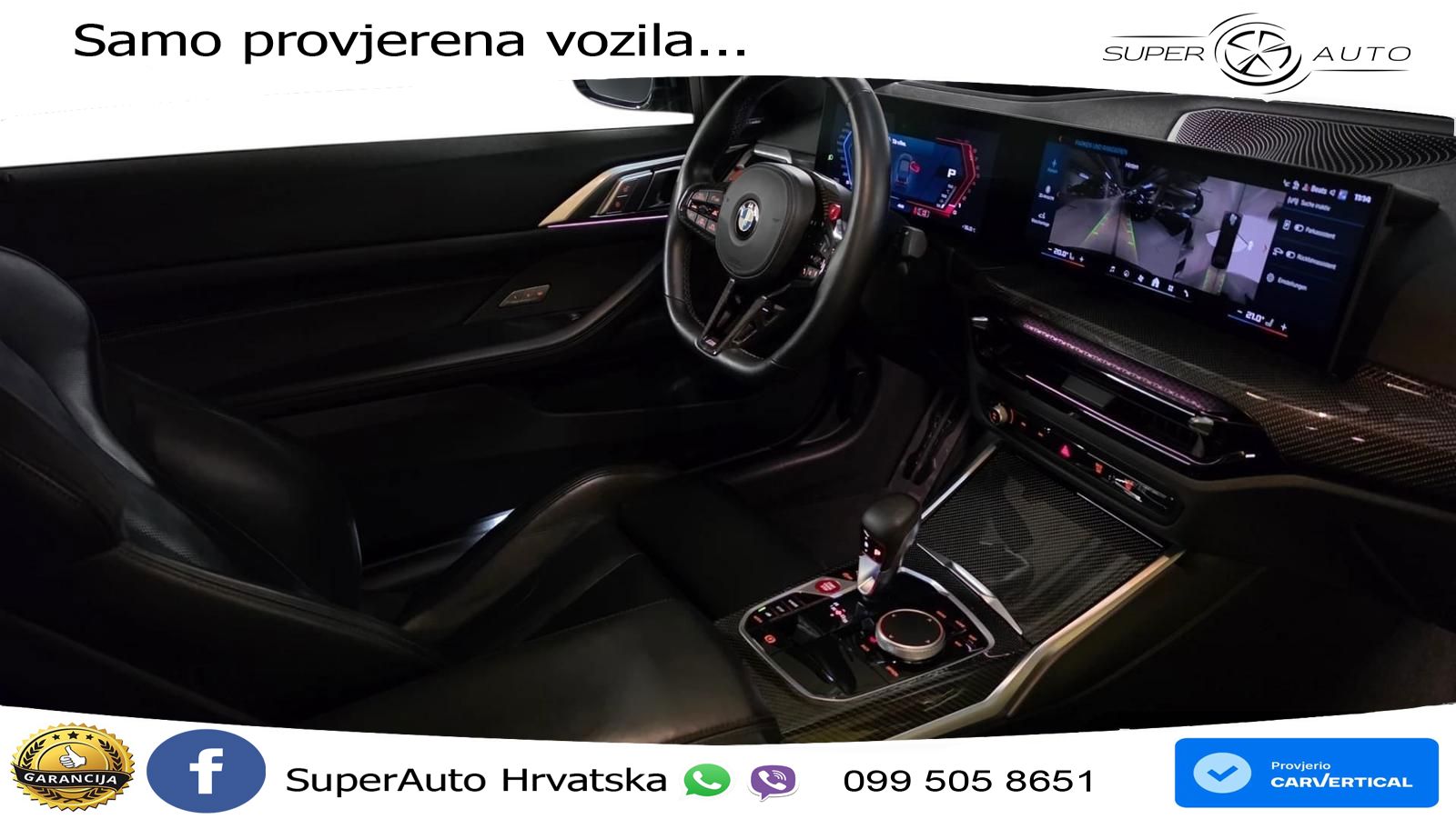 BMW M4 Competition 3.0 (530 KS) xDrive Steptronic LED+GR SJED+ACC