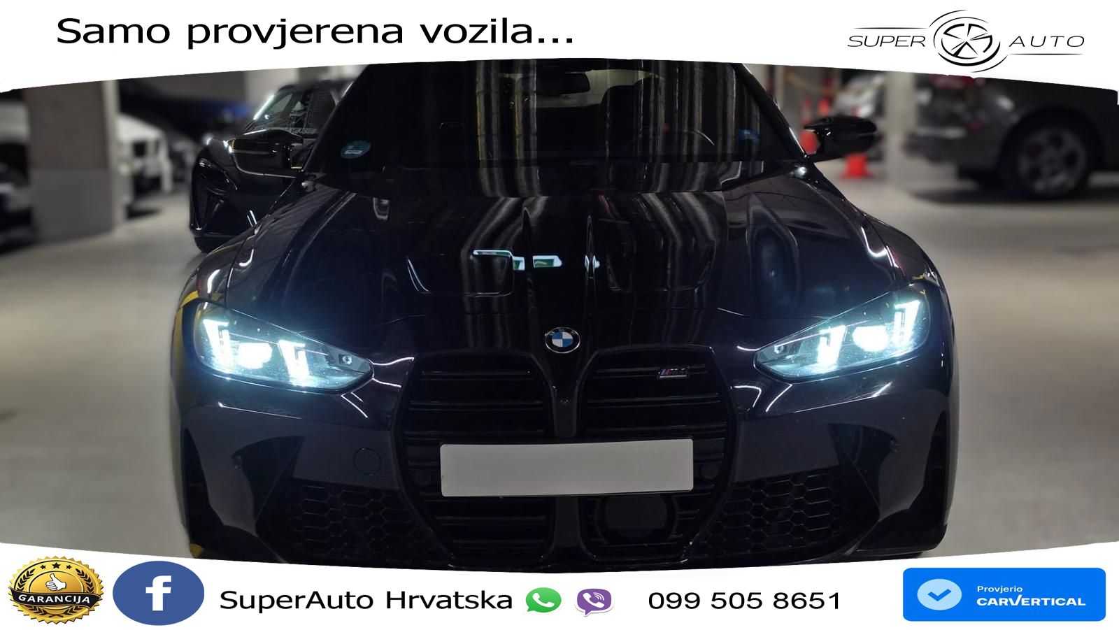 BMW M4 Competition 3.0 (530 KS) xDrive Steptronic LED+GR SJED+ACC