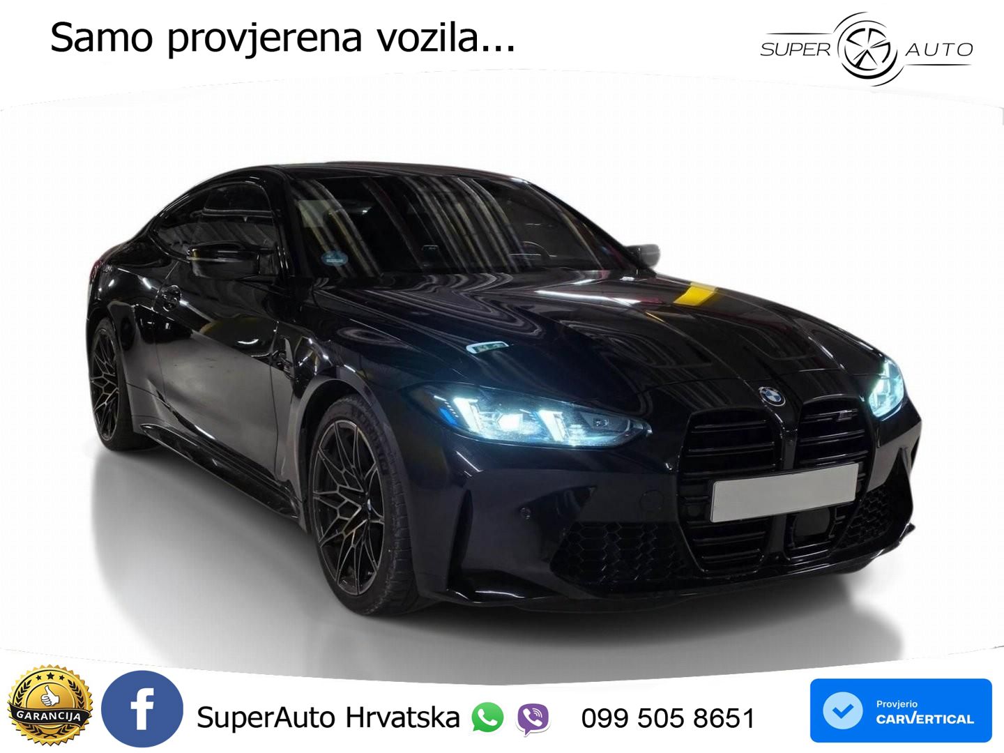 BMW M4 Competition 3.0 (530 KS) xDrive Steptronic LED+GR SJED+ACC