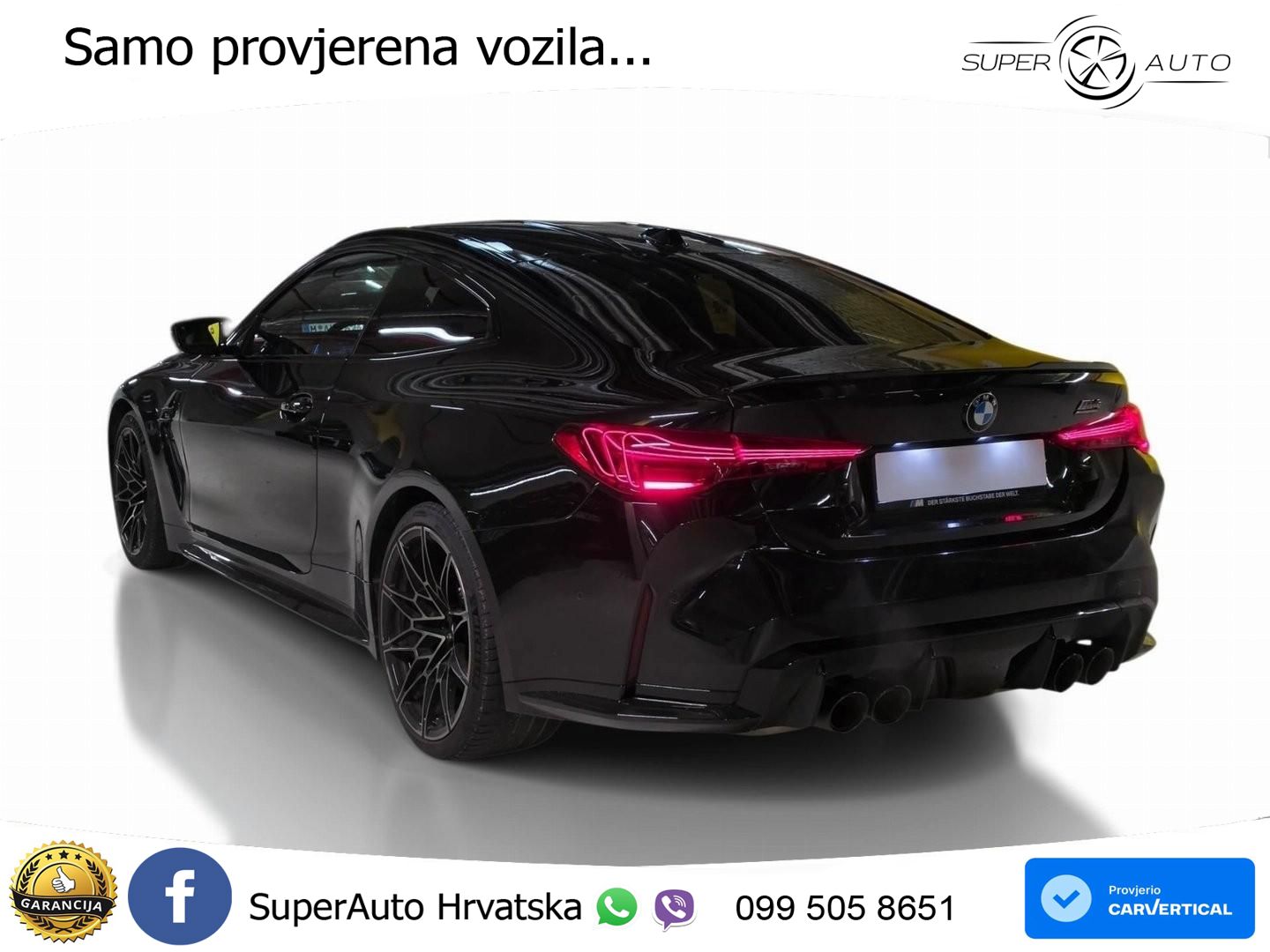 BMW M4 Competition 3.0 (530 KS) xDrive Steptronic LED+GR SJED+ACC