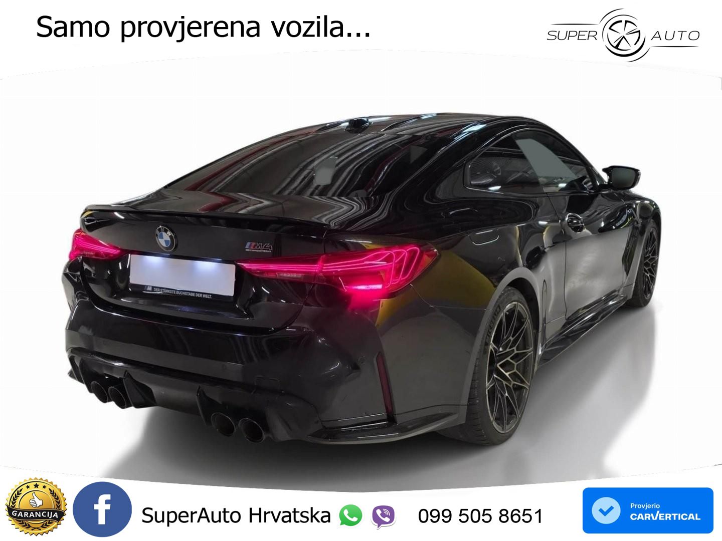 BMW M4 Competition 3.0 (530 KS) xDrive Steptronic LED+GR SJED+ACC