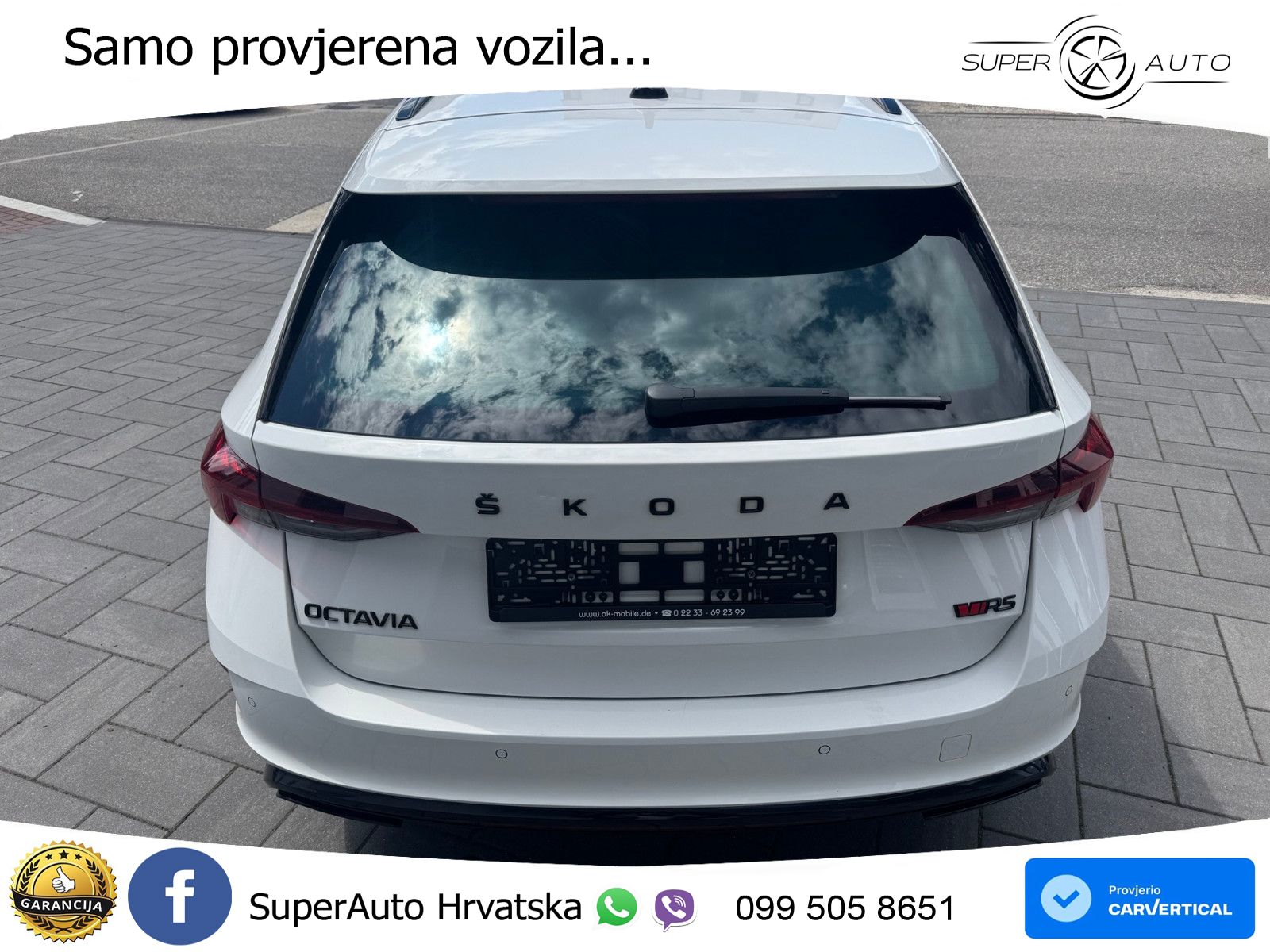 Škoda Octavia Combi RS 2.0 TDI (200 KS) 4x4 DSG LED+GR SJED+ACC