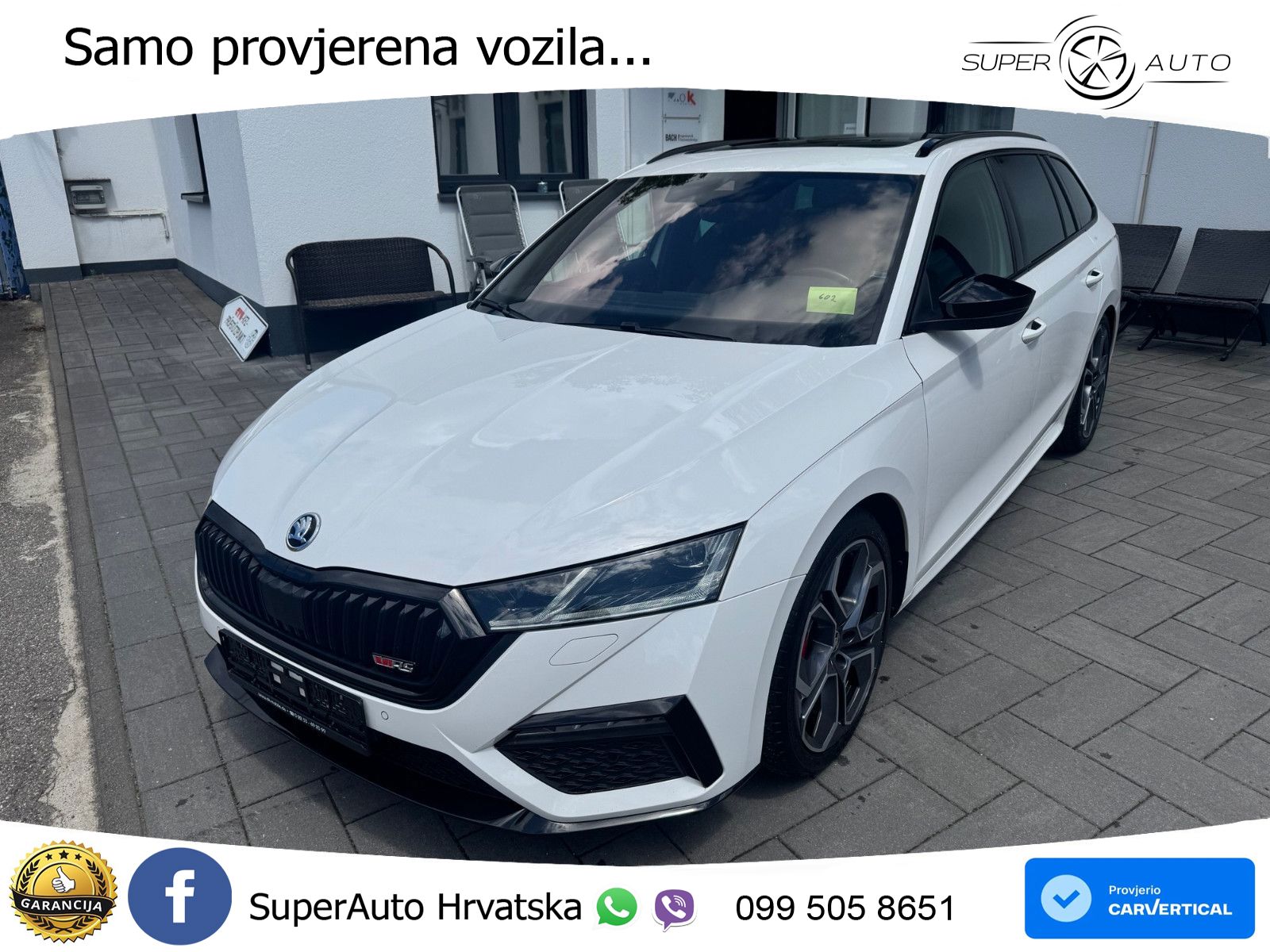 Škoda Octavia Combi RS 2.0 TDI (200 KS) 4x4 DSG LED+GR SJED+ACC