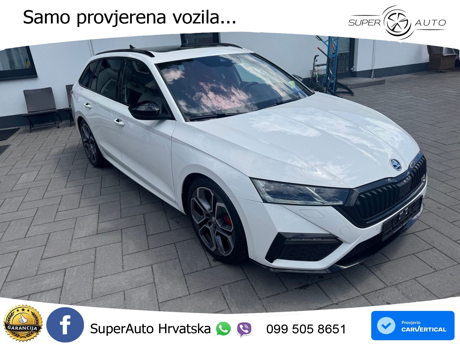 Škoda Octavia Combi RS 2.0 TDI (200 KS) 4x4 DSG LED+GR SJED+ACC