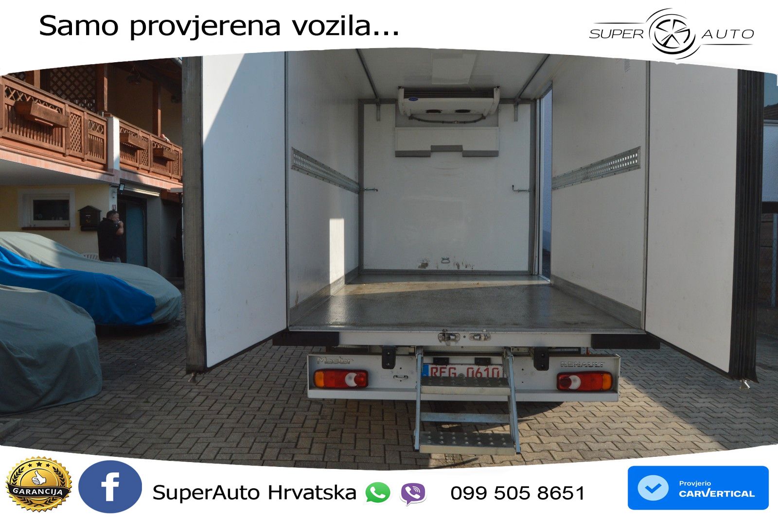 Renault Master Kühlkoffer Carrier Xarios350 -20° 145 KS