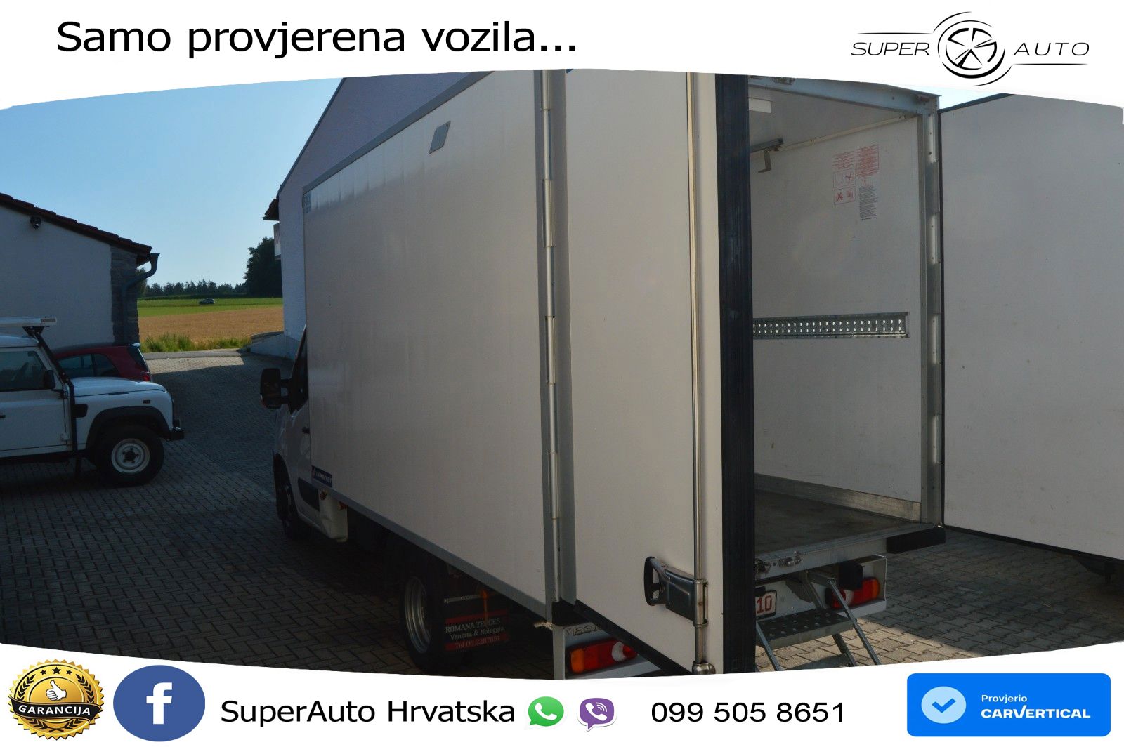Renault Master Kühlkoffer Carrier Xarios350 -20° 145 KS