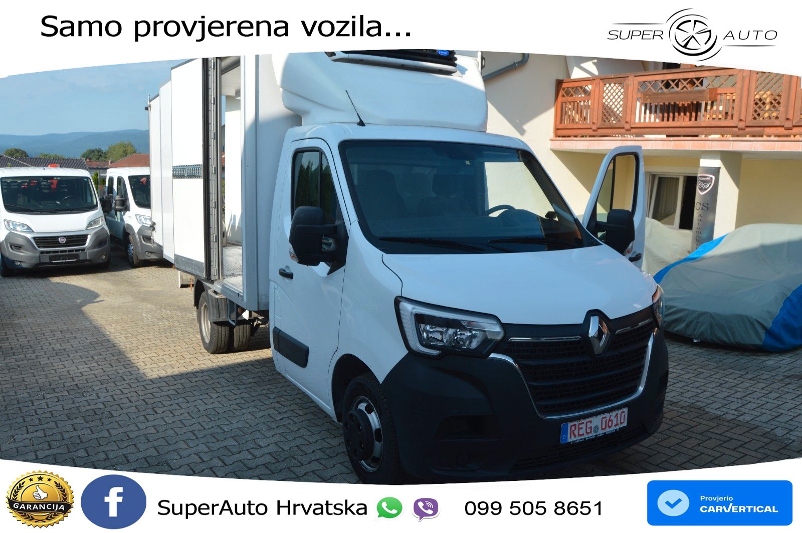 Renault Master Kühlkoffer Carrier Xarios350 -20° 145 KS