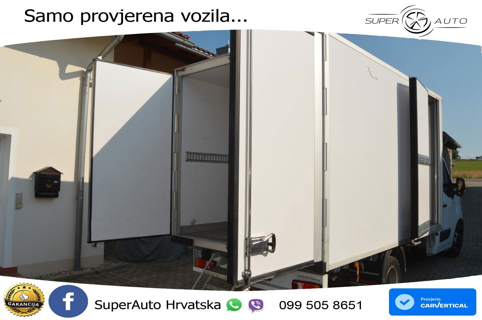 Renault Master Kühlkoffer Carrier Xarios350 -20° 145 KS