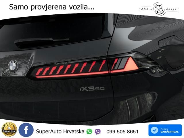 BMW iX3 50 108.7 kWh (469 KS) xDrive M Sport LED+GR SJED+ACC