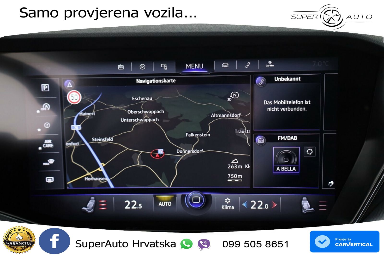 Volkswagen Touareg 3.0 V6 TDI (231 KS) 4MOTION Tiptronic R-Line ZRAČNI+ACC+GR SJED+KAM+PANO