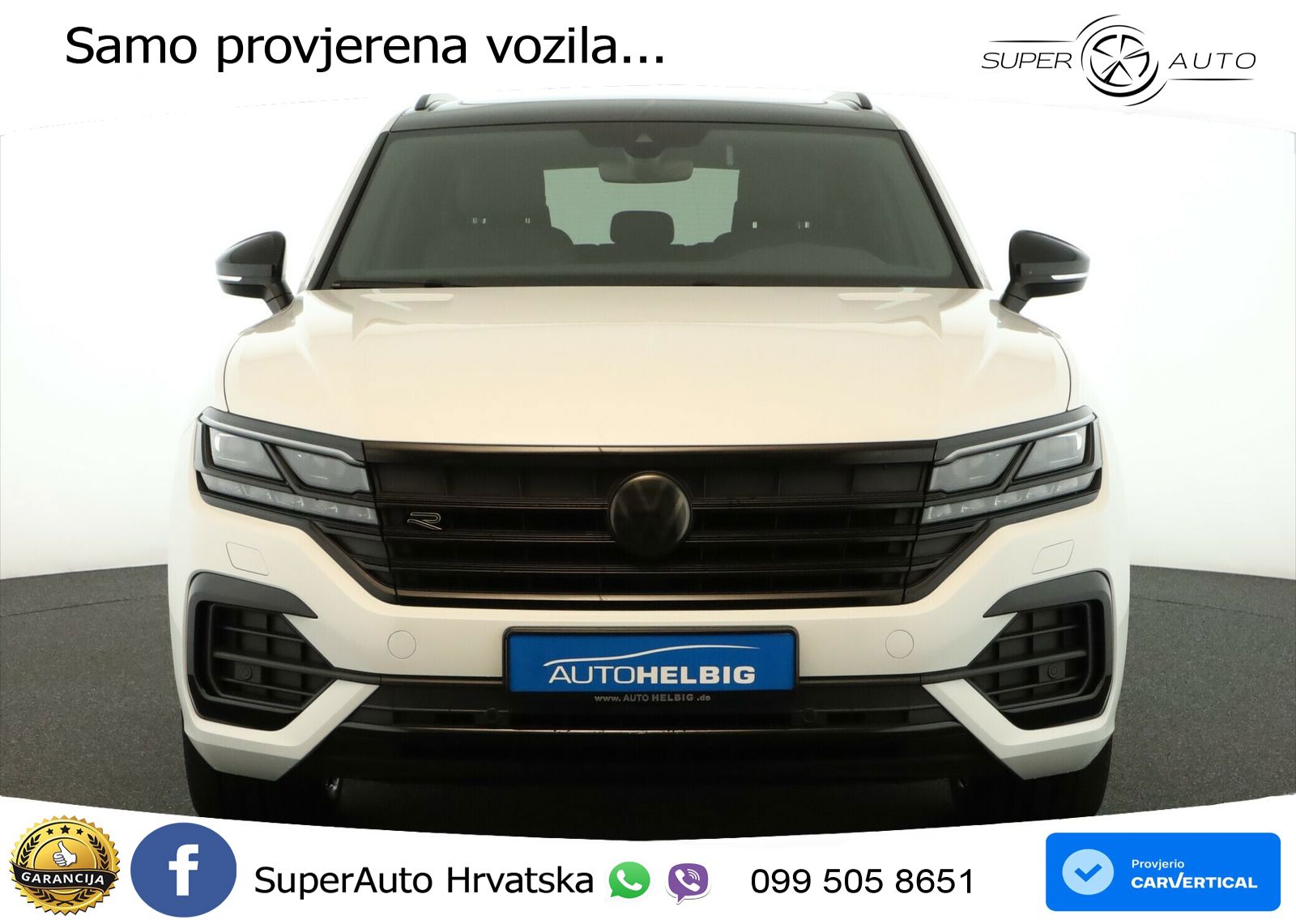 Volkswagen Touareg 3.0 V6 TDI (231 KS) 4MOTION Tiptronic R-Line ZRAČNI+ACC+GR SJED+KAM+PANO