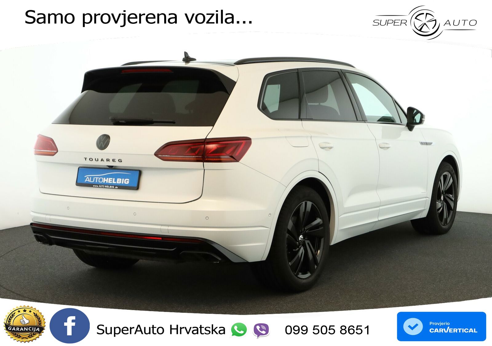 Volkswagen Touareg 3.0 V6 TDI (231 KS) 4MOTION Tiptronic R-Line ZRAČNI+ACC+GR SJED+KAM+PANO