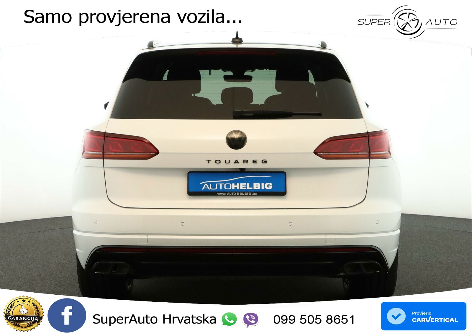 Volkswagen Touareg 3.0 V6 TDI (231 KS) 4MOTION Tiptronic R-Line ZRAČNI+ACC+GR SJED+KAM+PANO