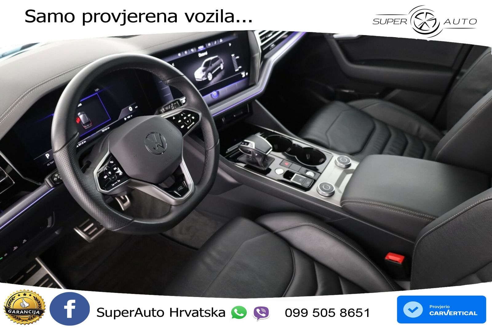 Volkswagen Touareg 3.0 V6 TDI (231 KS) 4MOTION Tiptronic R-Line ZRAČNI+ACC+GR SJED+KAM+PANO