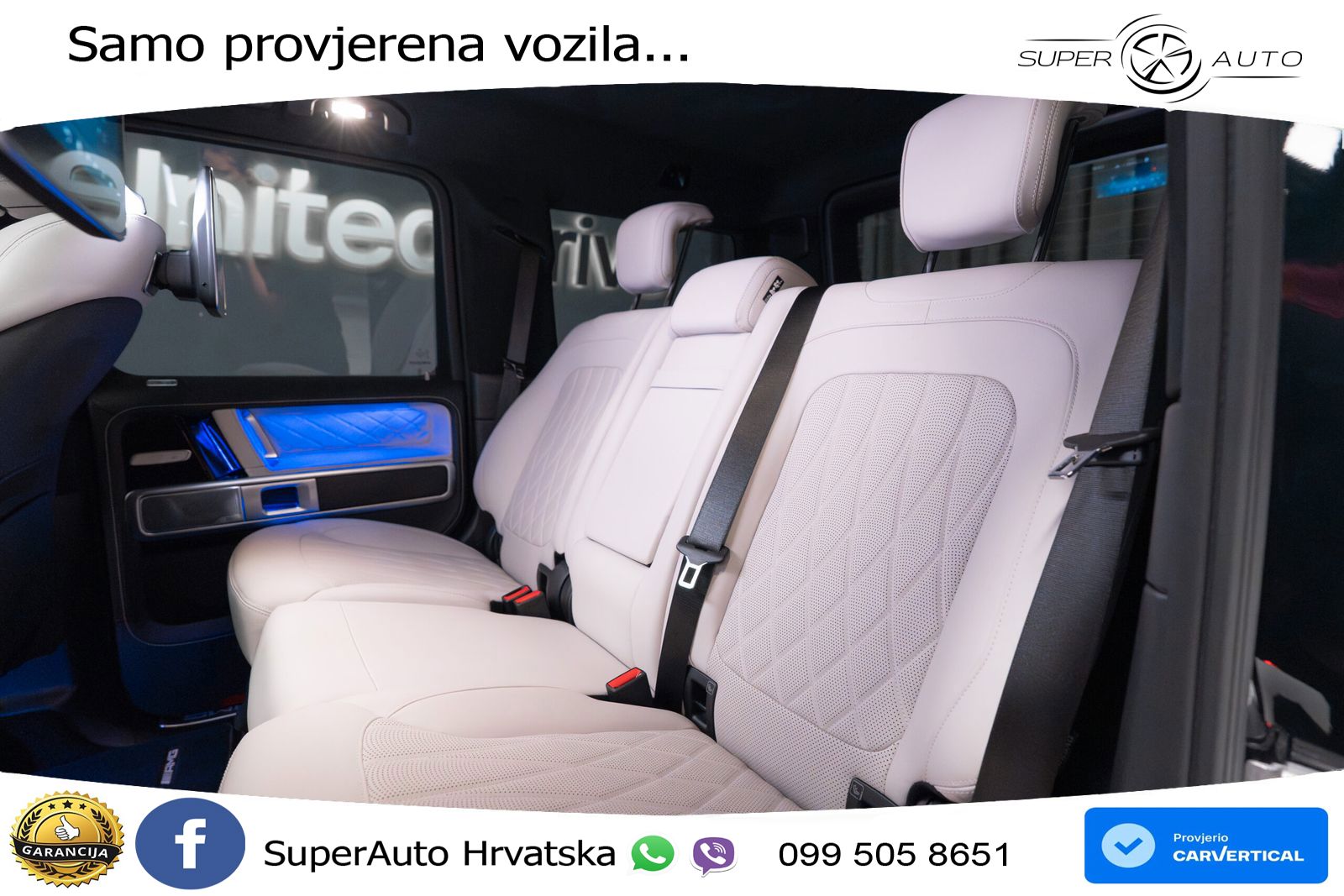 Mercedes AMG G 63 Long V8 (585 KS) 4MATIC 9G-TRONIC AMG SPEEDSHIFT TCT LED+GR SJED+ACC