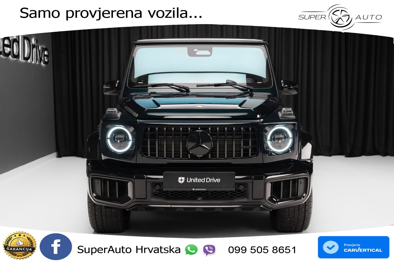 Mercedes AMG G 63 Long V8 (585 KS) 4MATIC 9G-TRONIC AMG SPEEDSHIFT TCT LED+GR SJED+ACC
