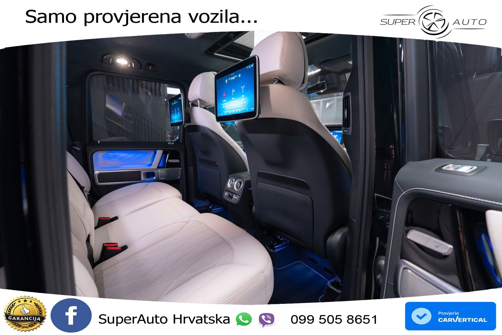 Mercedes AMG G 63 Long V8 (585 KS) 4MATIC 9G-TRONIC AMG SPEEDSHIFT TCT LED+GR SJED+ACC