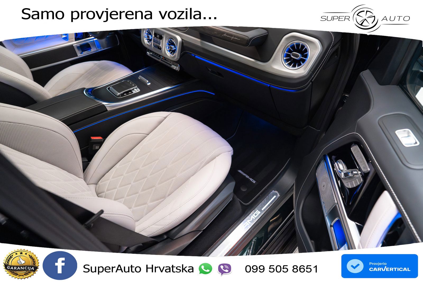 Mercedes AMG G 63 Long V8 (585 KS) 4MATIC 9G-TRONIC AMG SPEEDSHIFT TCT LED+GR SJED+ACC