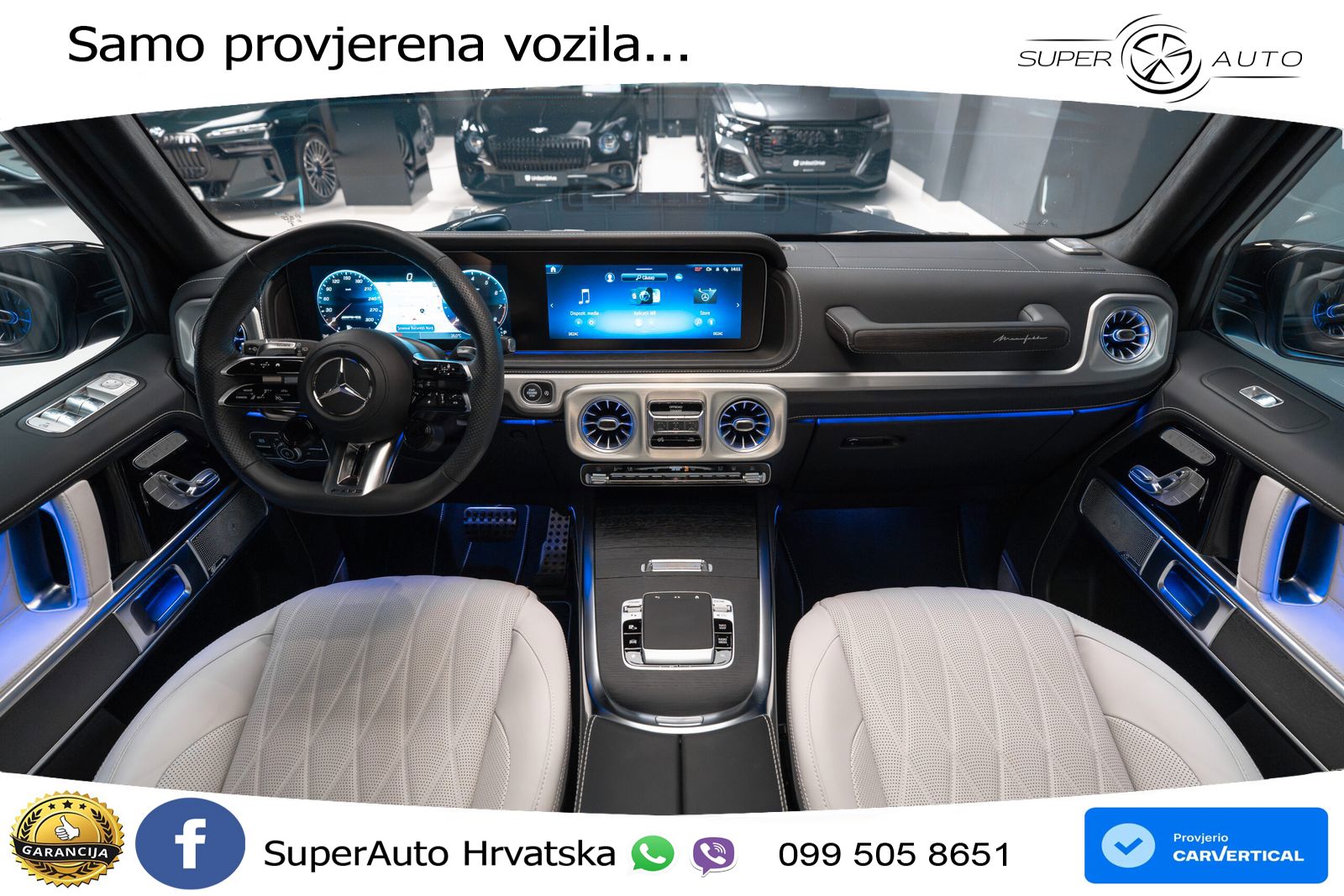 Mercedes AMG G 63 Long V8 (585 KS) 4MATIC 9G-TRONIC AMG SPEEDSHIFT TCT LED+GR SJED+ACC