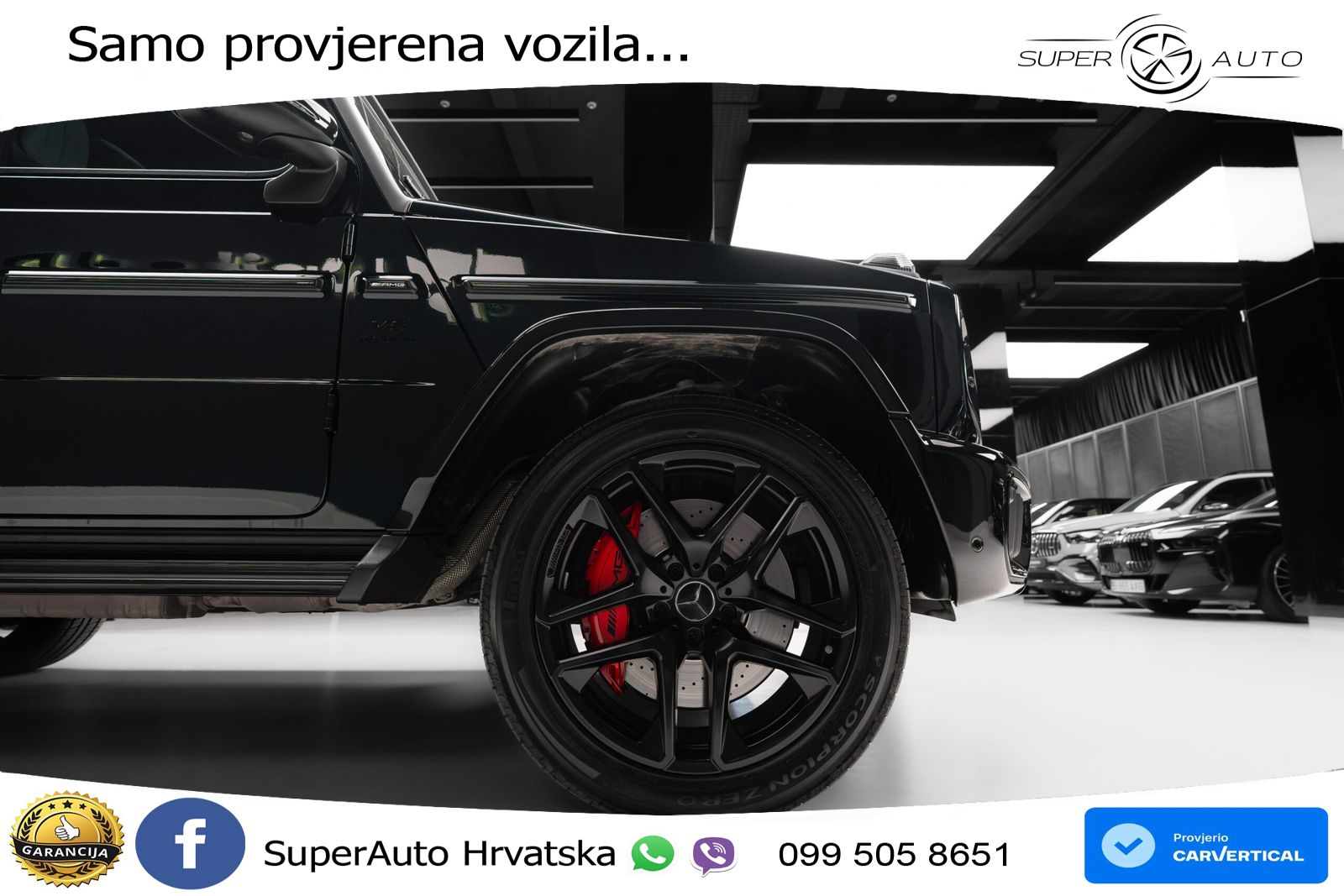 Mercedes AMG G 63 Long V8 (585 KS) 4MATIC 9G-TRONIC AMG SPEEDSHIFT TCT LED+GR SJED+ACC
