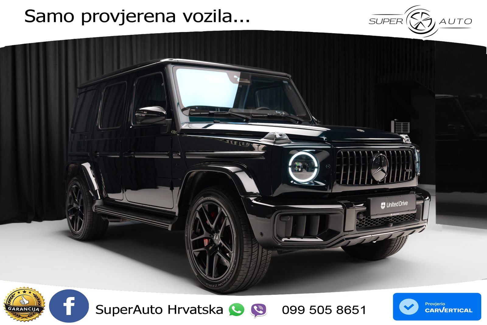 Mercedes AMG G 63 Long V8 (585 KS) 4MATIC 9G-TRONIC AMG SPEEDSHIFT TCT LED+GR SJED+ACC