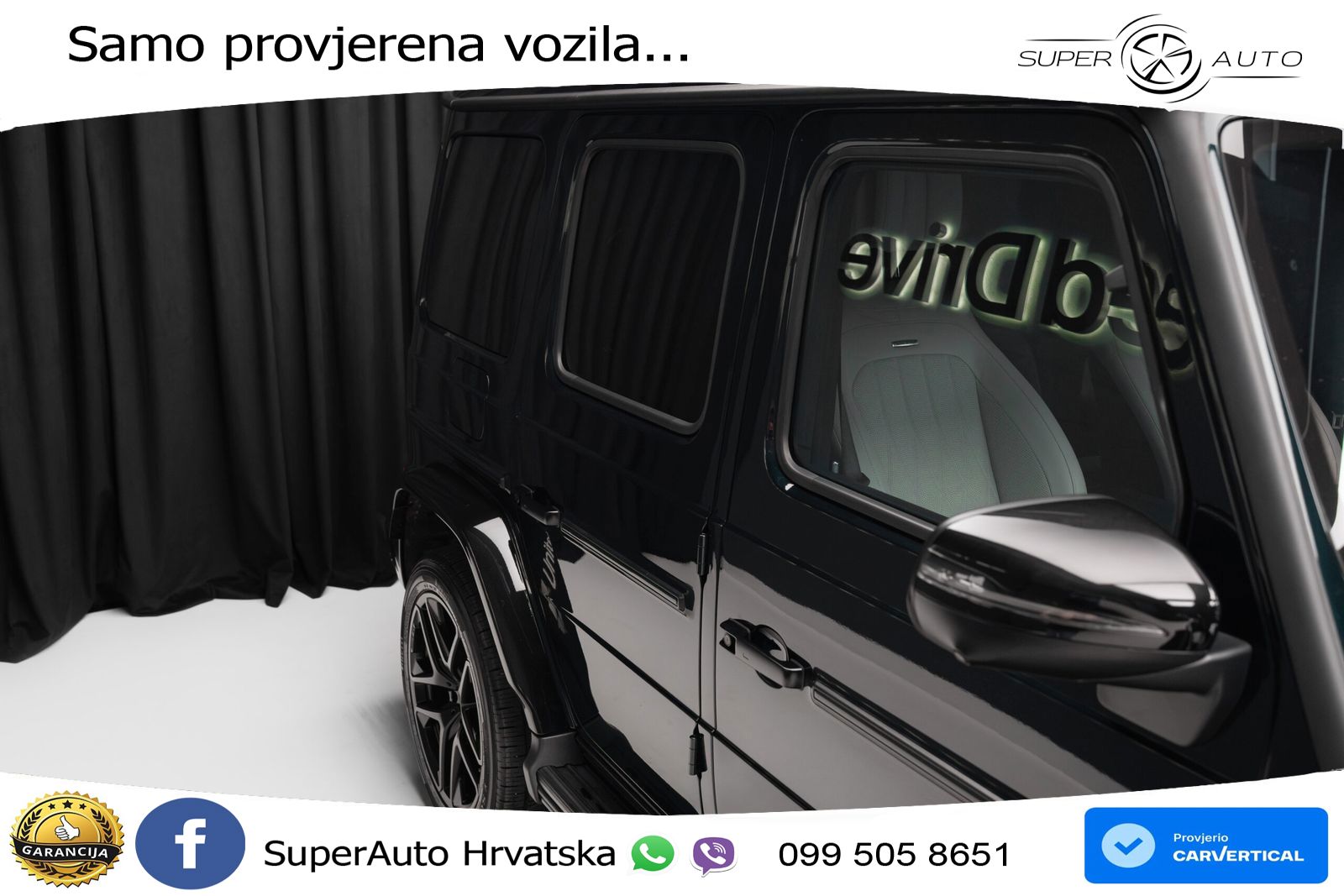 Mercedes AMG G 63 Long V8 (585 KS) 4MATIC 9G-TRONIC AMG SPEEDSHIFT TCT LED+GR SJED+ACC