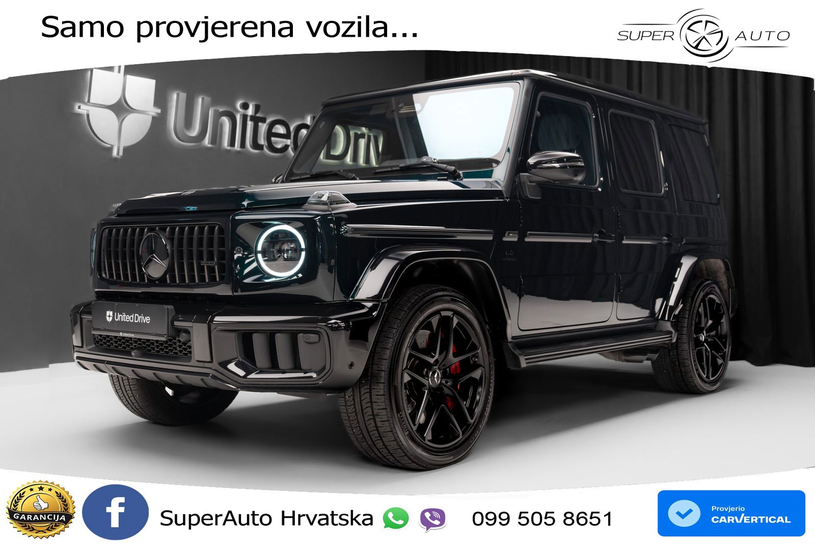 Mercedes AMG G 63 Long V8 (585 KS) 4MATIC 9G-TRONIC AMG SPEEDSHIFT TCT LED+GR SJED+ACC