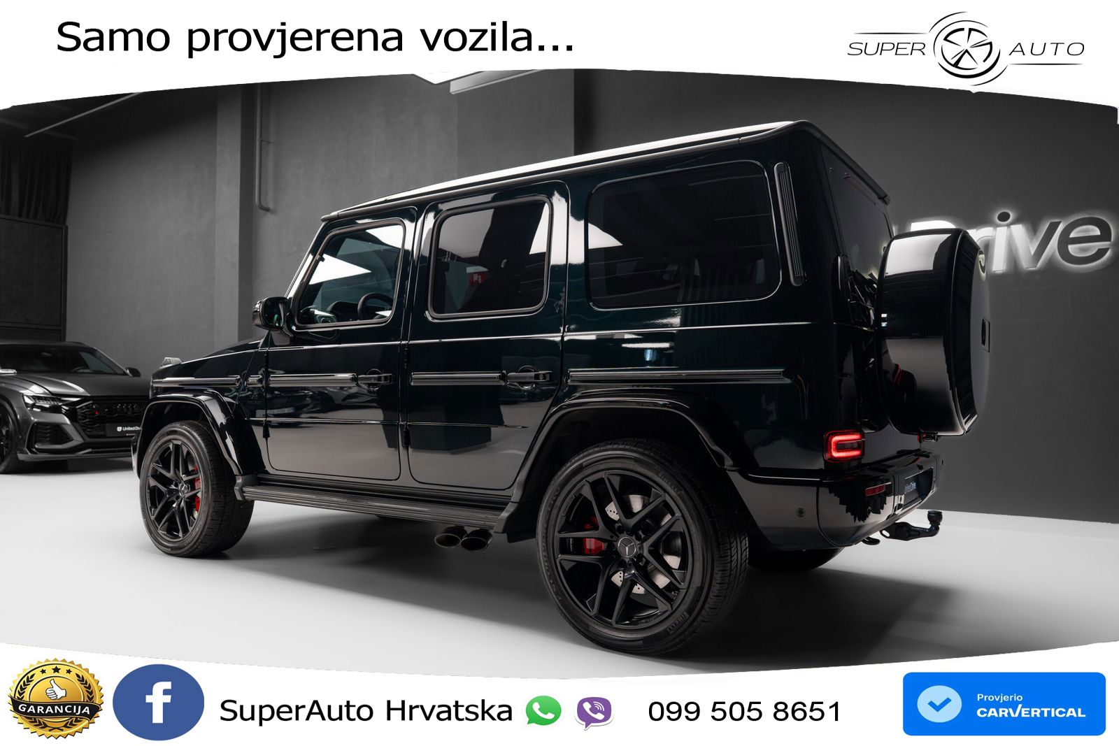 Mercedes AMG G 63 Long V8 (585 KS) 4MATIC 9G-TRONIC AMG SPEEDSHIFT TCT LED+GR SJED+ACC