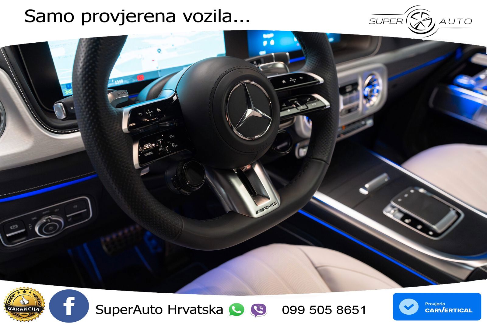 Mercedes AMG G 63 Long V8 (585 KS) 4MATIC 9G-TRONIC AMG SPEEDSHIFT TCT LED+GR SJED+ACC