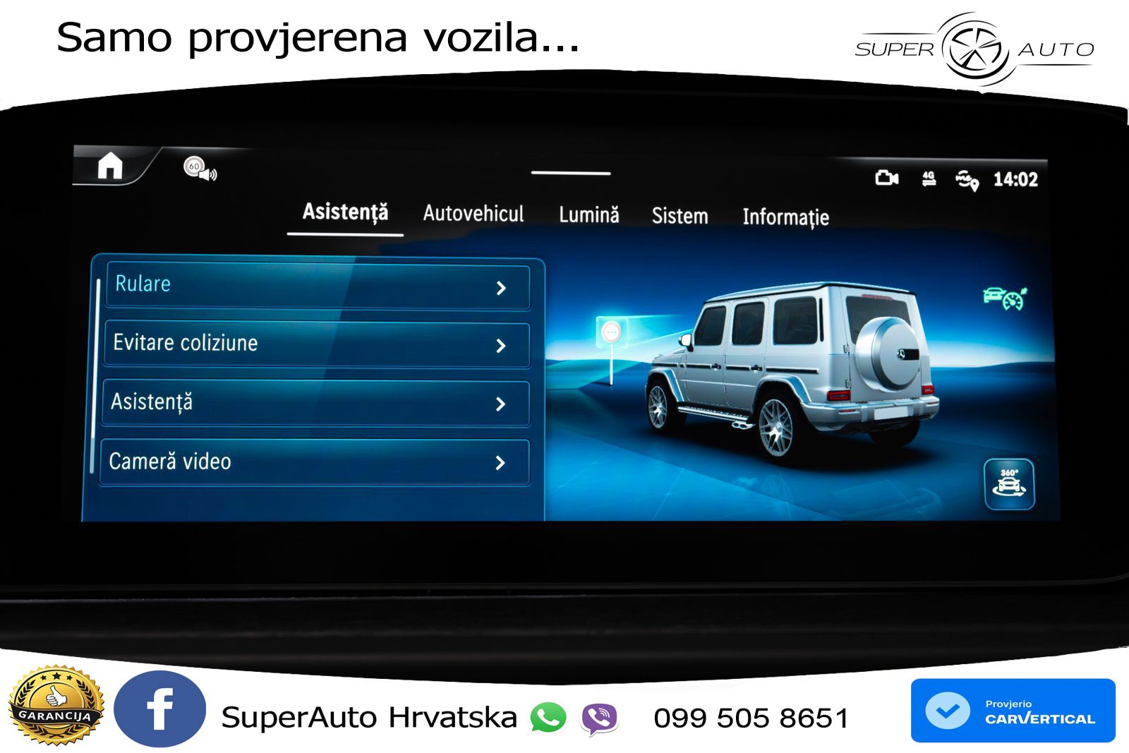 Mercedes AMG G 63 Long V8 (585 KS) 4MATIC 9G-TRONIC AMG SPEEDSHIFT TCT LED+GR SJED+ACC