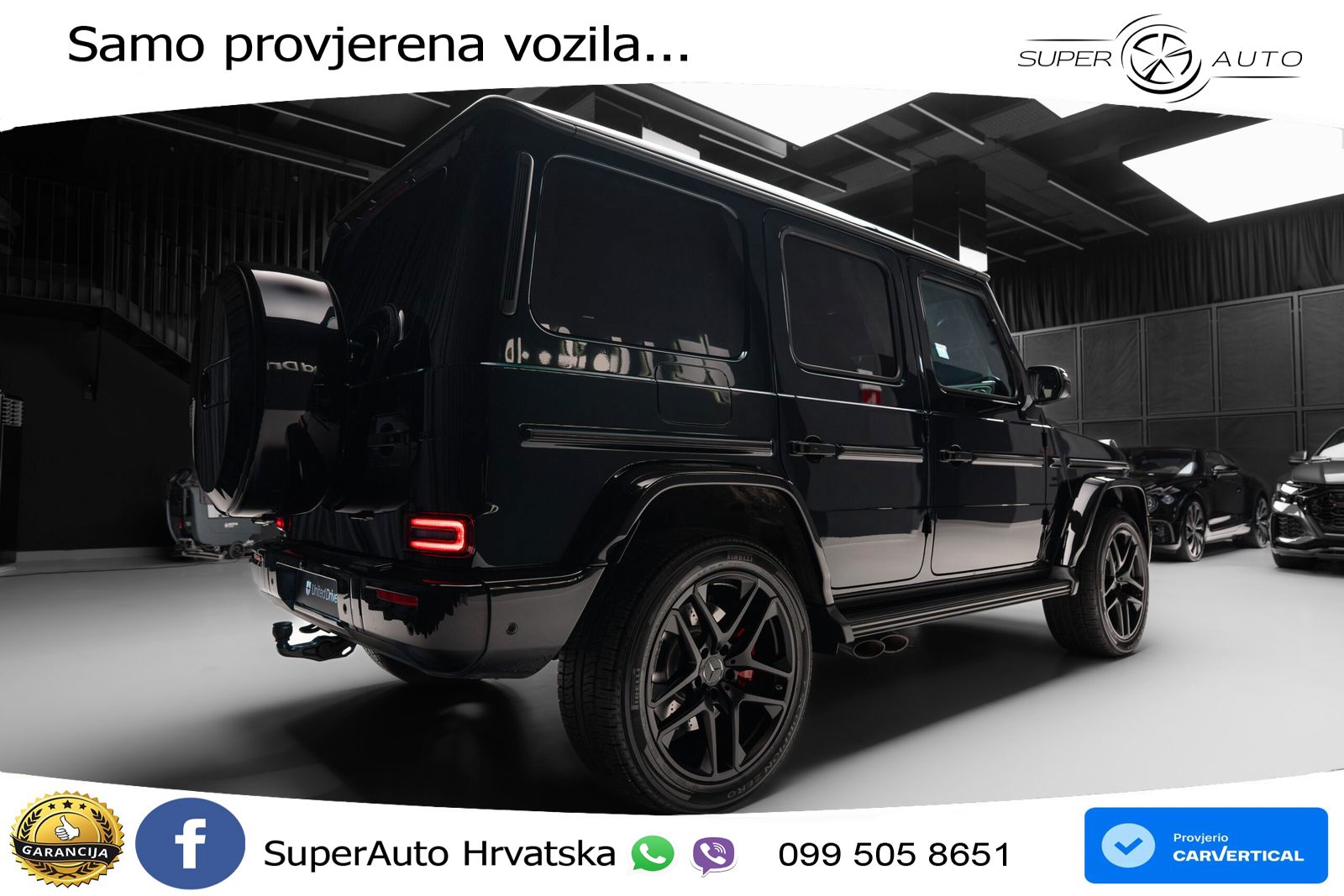 Mercedes AMG G 63 Long V8 (585 KS) 4MATIC 9G-TRONIC AMG SPEEDSHIFT TCT LED+GR SJED+ACC