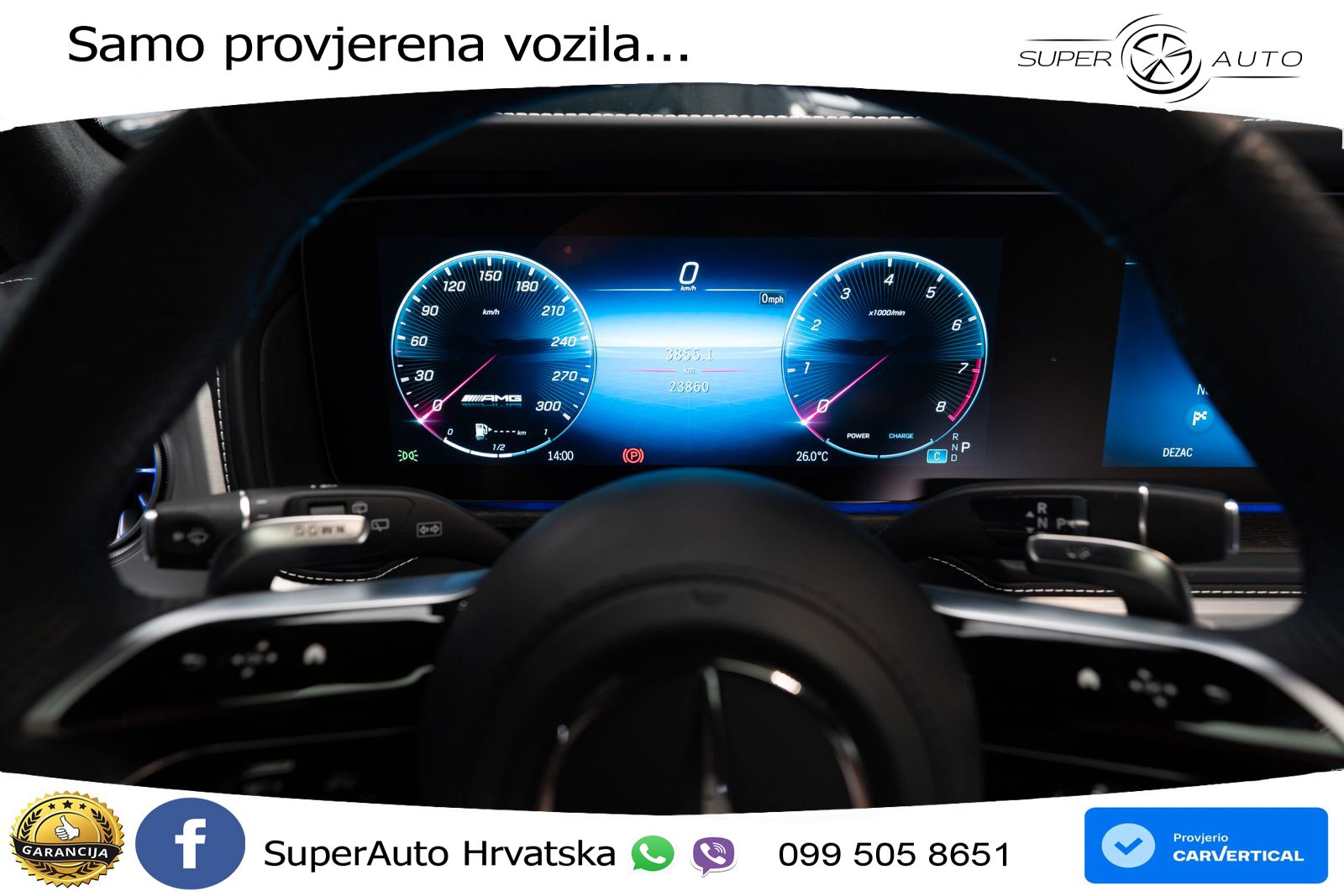 Mercedes AMG G 63 Long V8 (585 KS) 4MATIC 9G-TRONIC AMG SPEEDSHIFT TCT LED+GR SJED+ACC