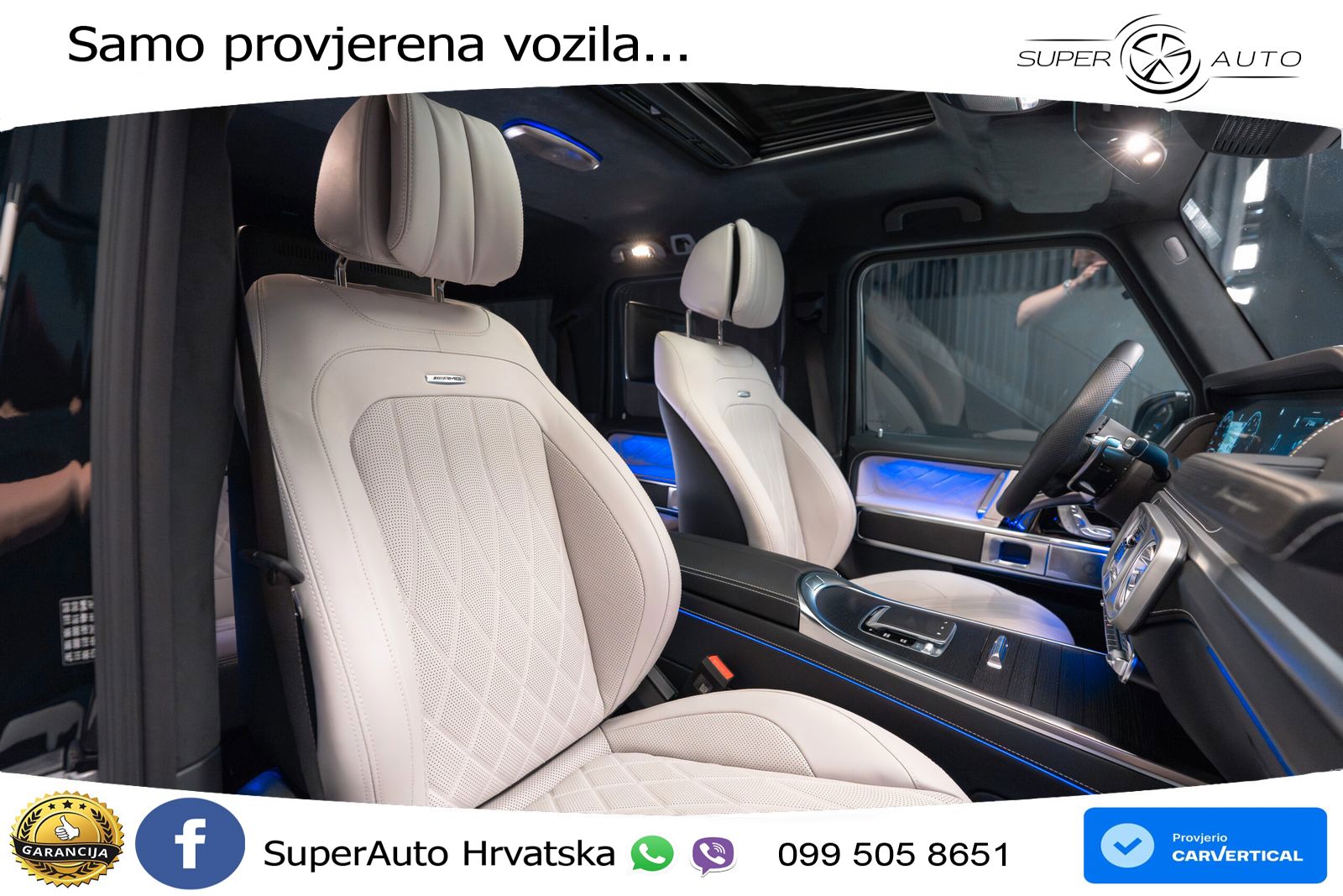 Mercedes AMG G 63 Long V8 (585 KS) 4MATIC 9G-TRONIC AMG SPEEDSHIFT TCT LED+GR SJED+ACC