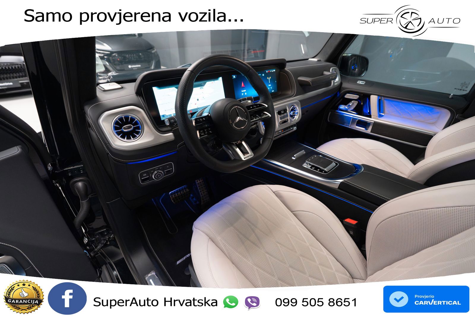 Mercedes AMG G 63 Long V8 (585 KS) 4MATIC 9G-TRONIC AMG SPEEDSHIFT TCT LED+GR SJED+ACC